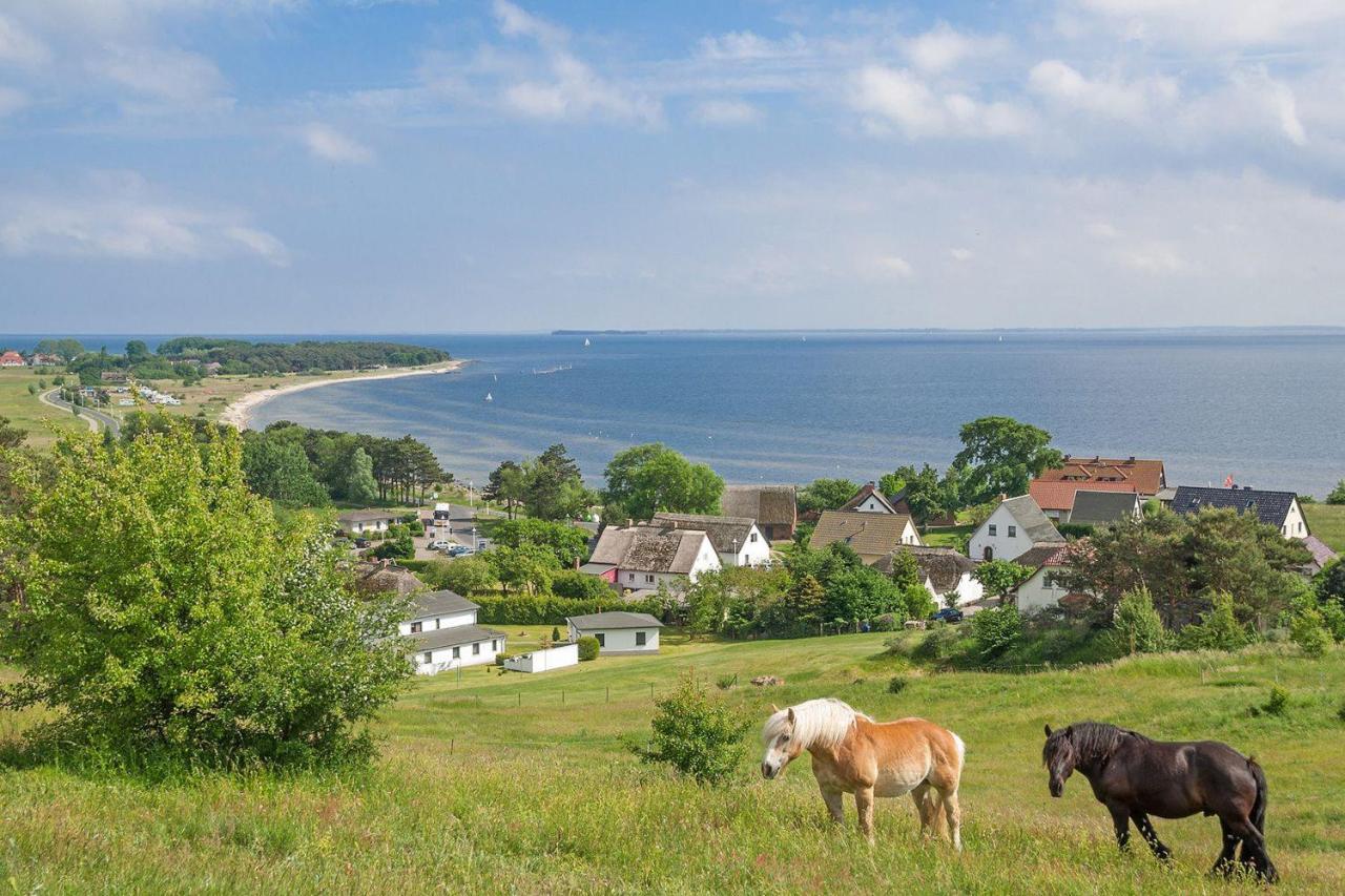 Strandnahe Fewo Rex Rugia: Terrasse und Erlebnisbad-Zugang Lobbe Exterior photo